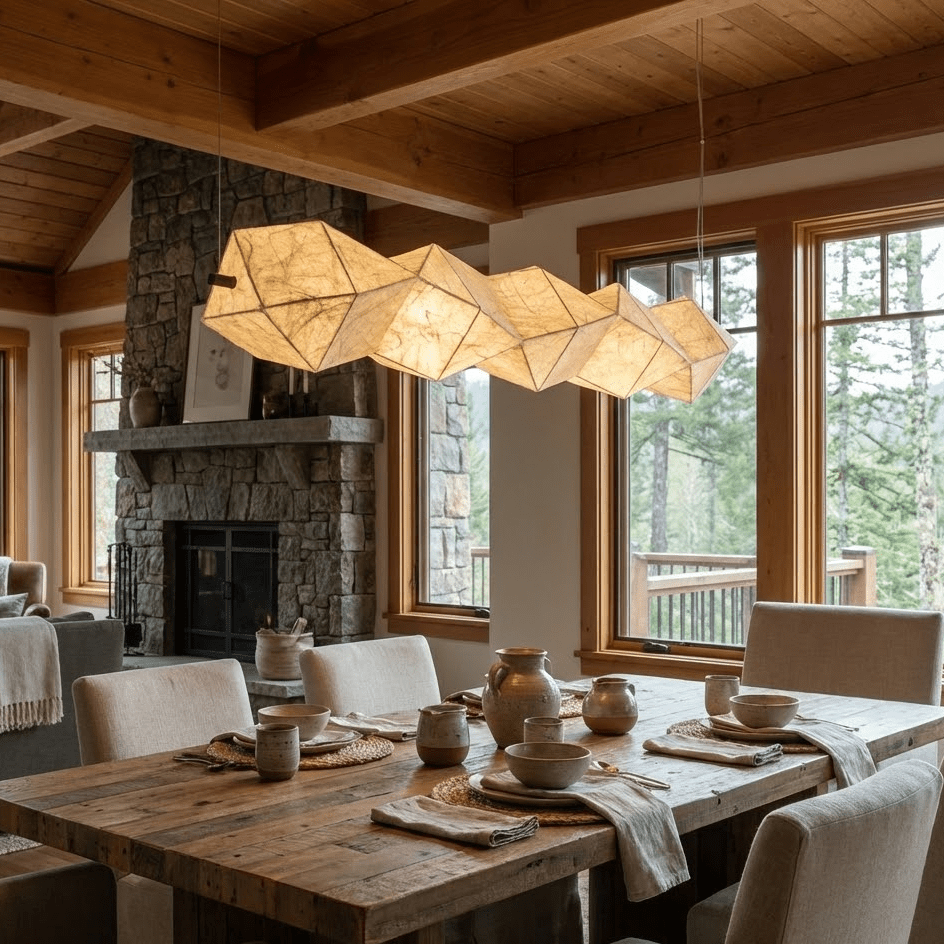 Sevana Linear Silk Pendant Light