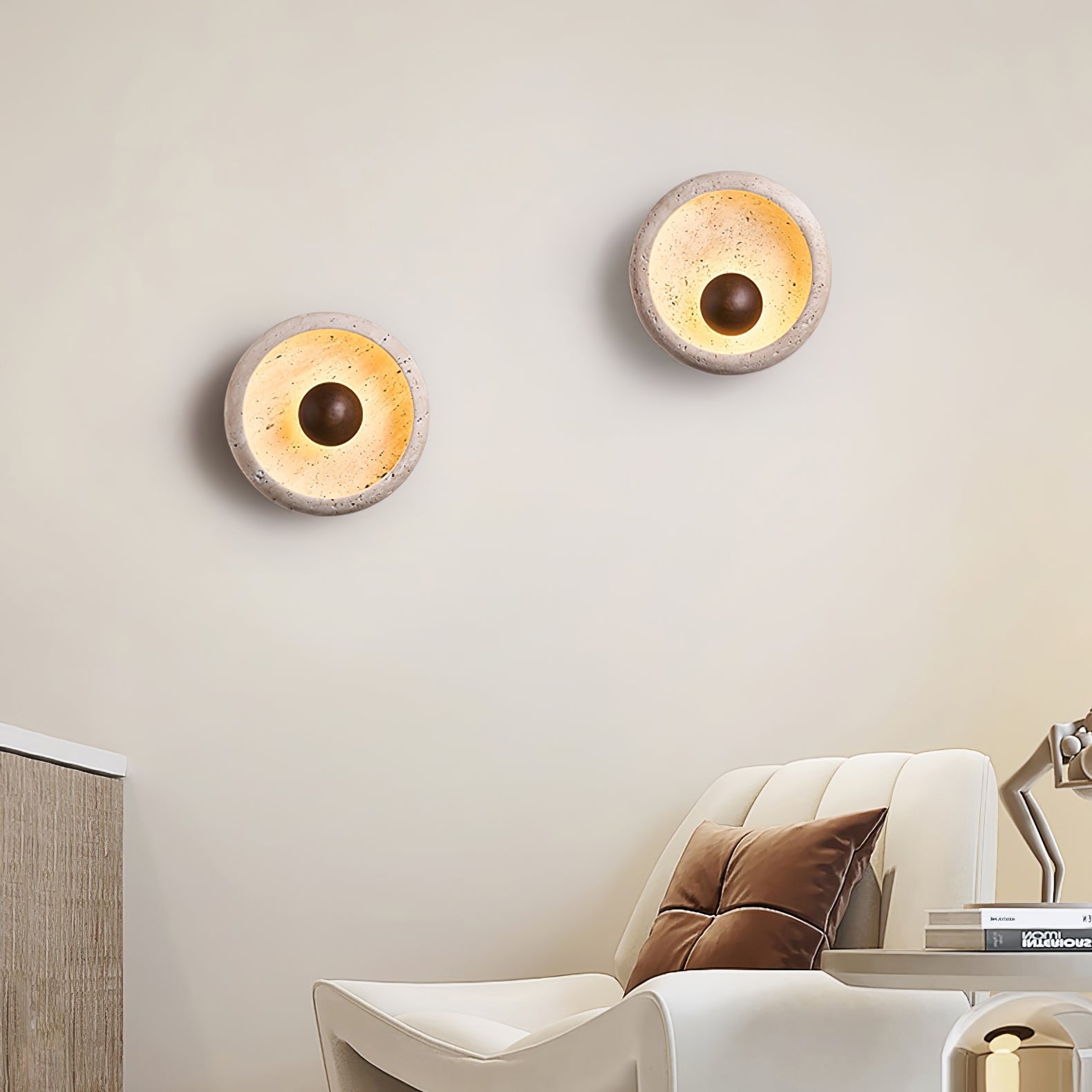Sophe Travertine Wall Light
