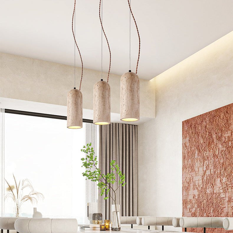 Verizo Travertine Pendant Light