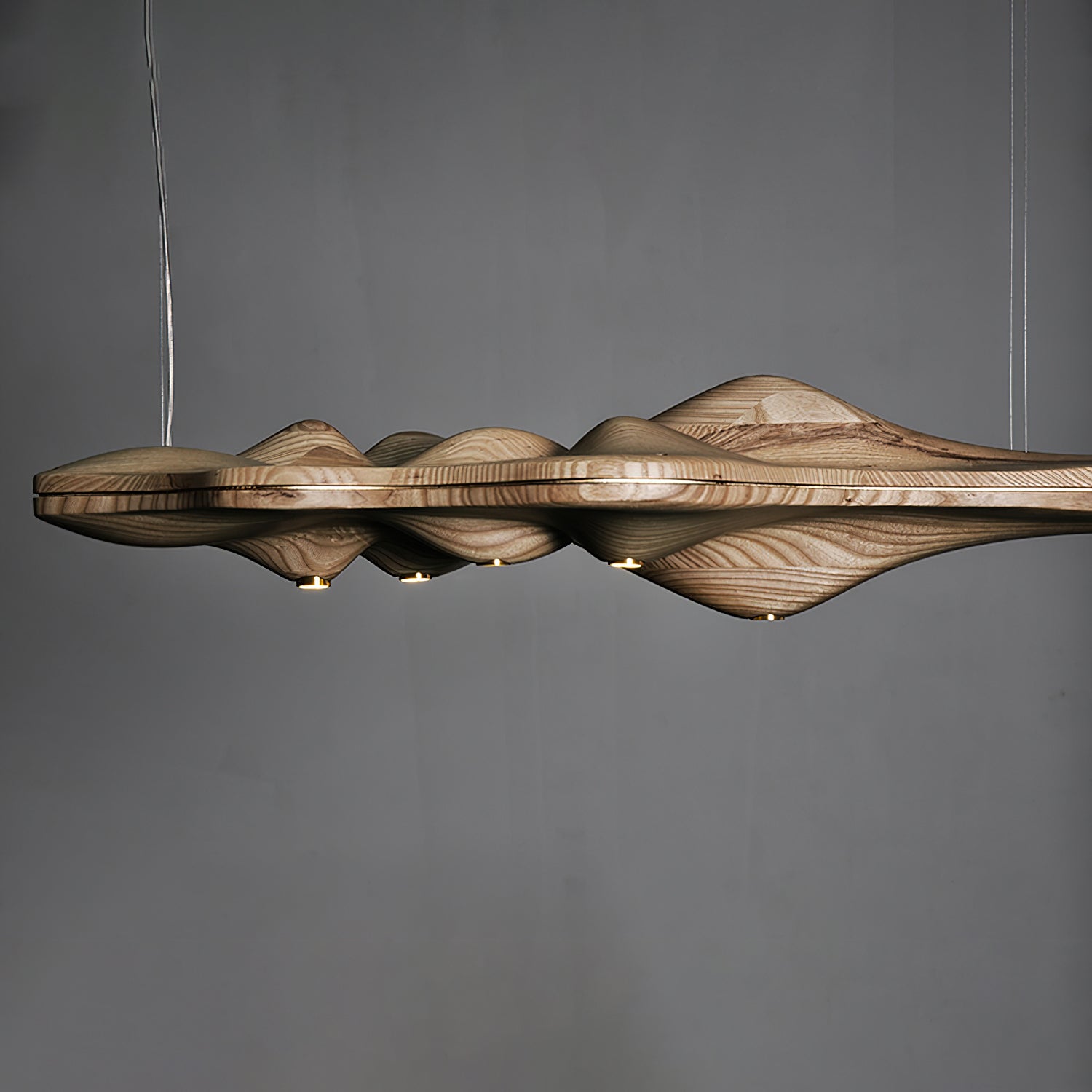Merocone Wooden Pendant Light