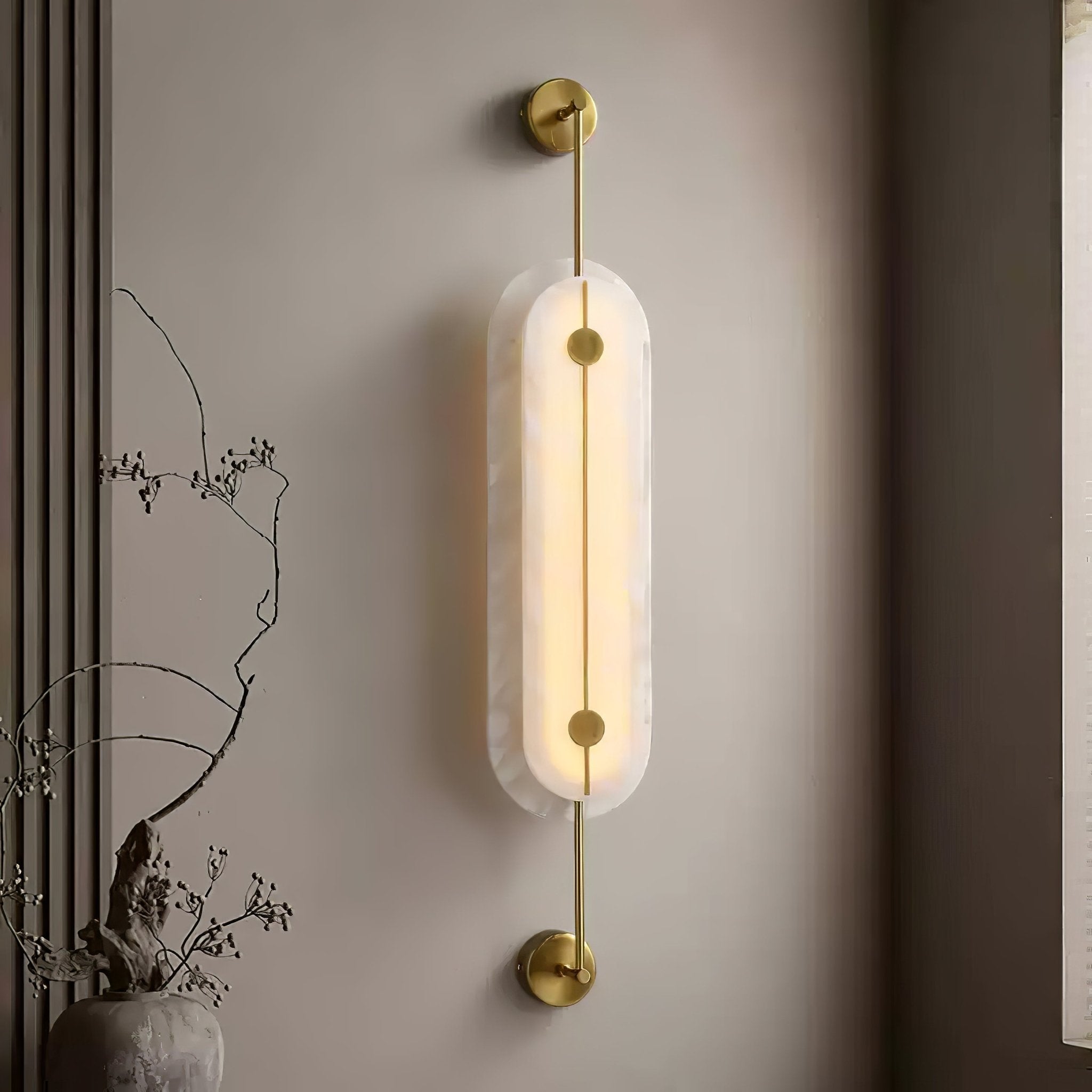 Soweva Alabaster Wall Light