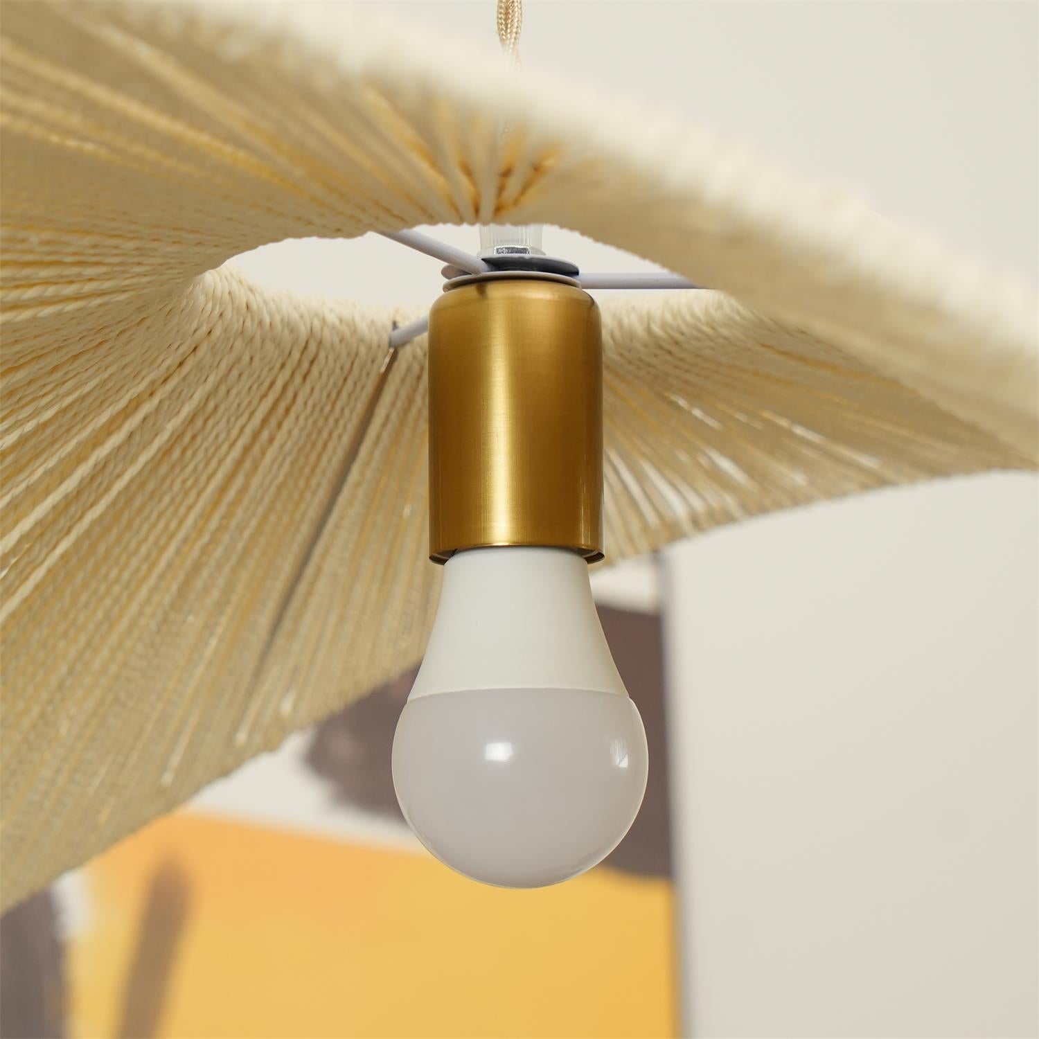 Woovo Hemp Rope Pendant Light
