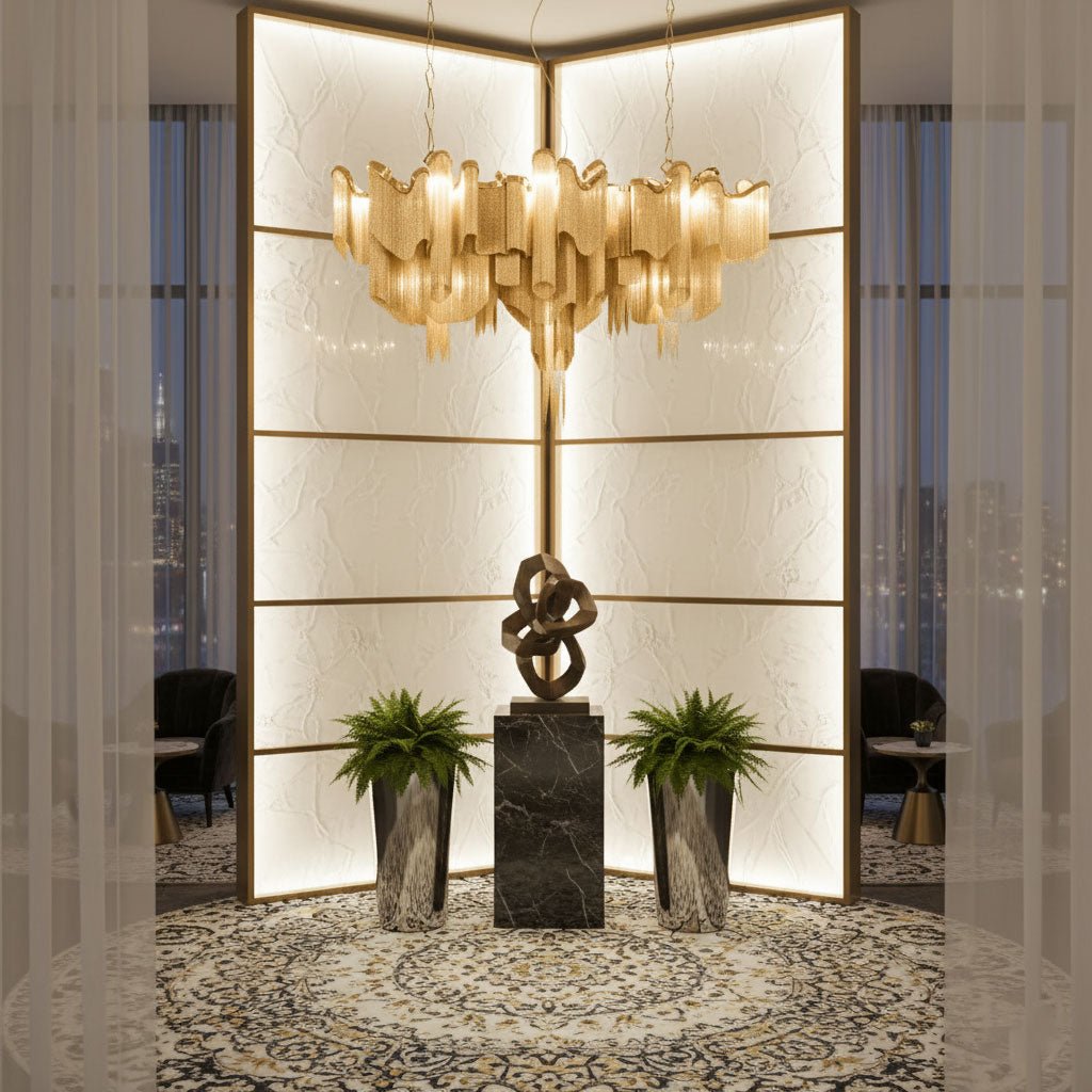 Stream Chain Chandelier – detail 5
