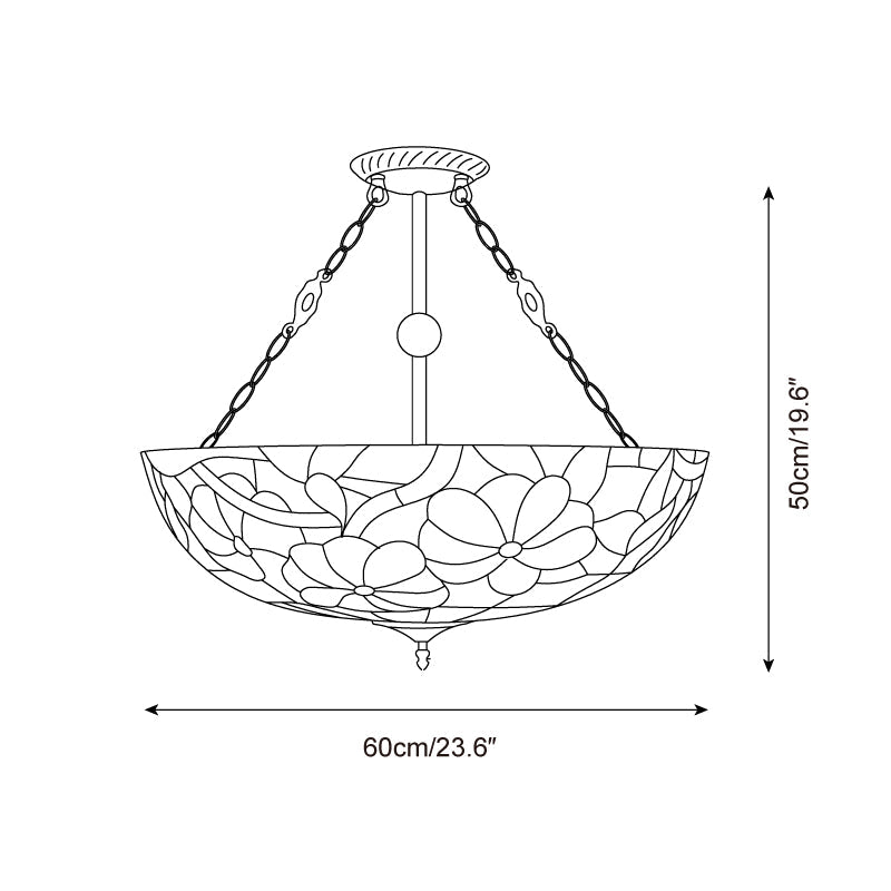 Lenna Tiffany Ceiling Light