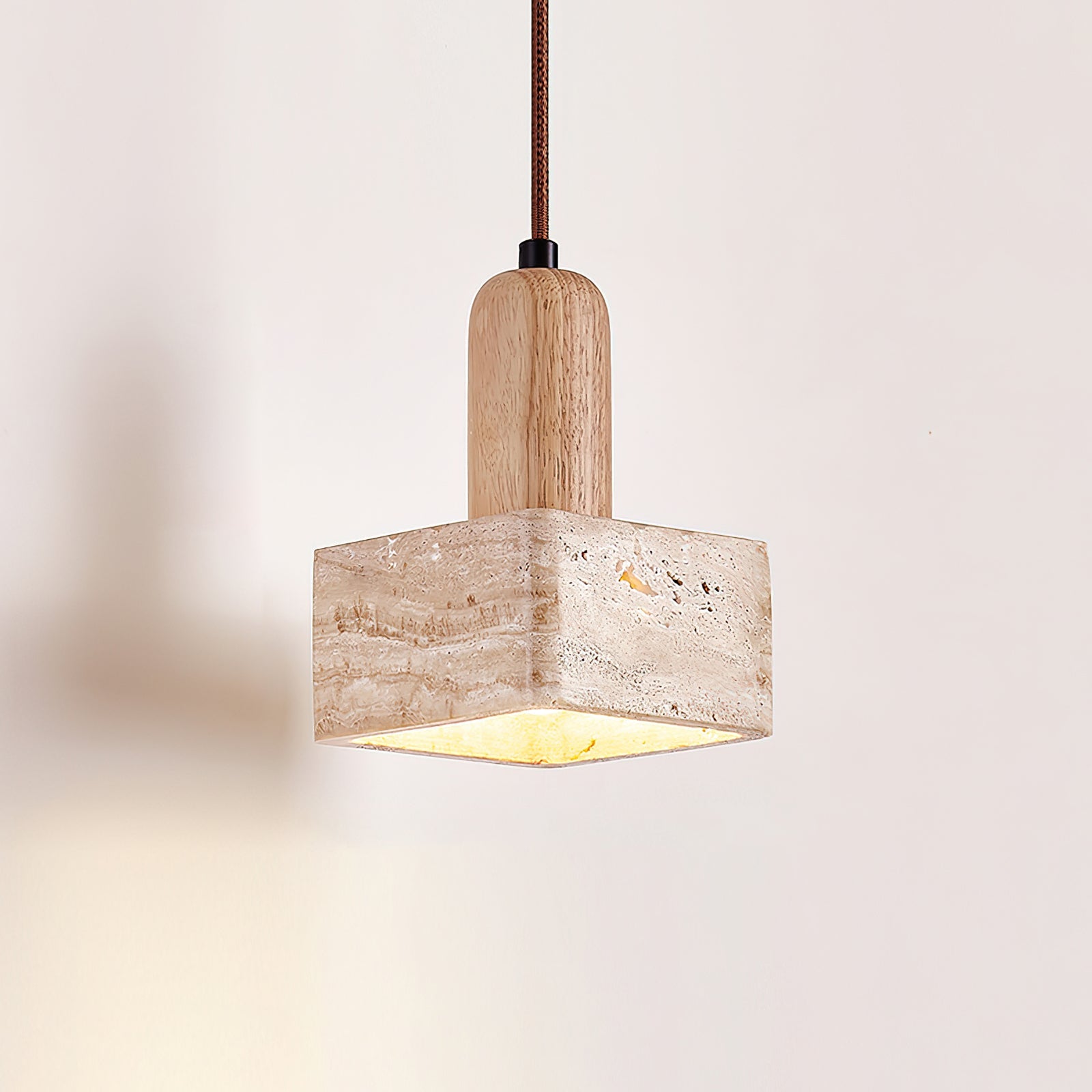 Osethra Travertine Pendant Light