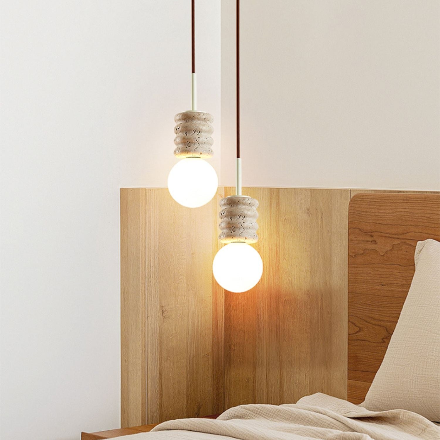 Fenora Travertine Pendant Light