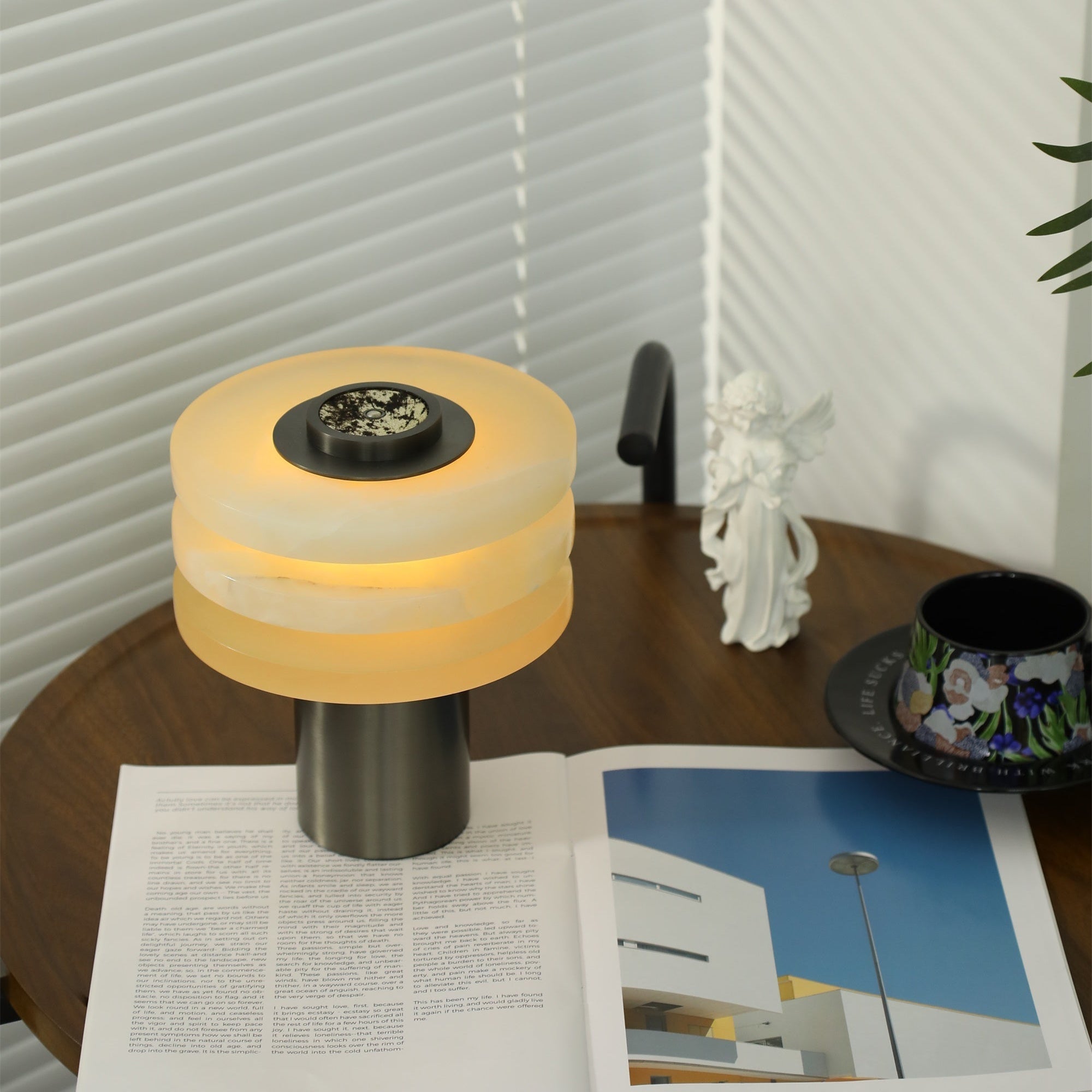 Lebosik Three-Tiered Table Lamp