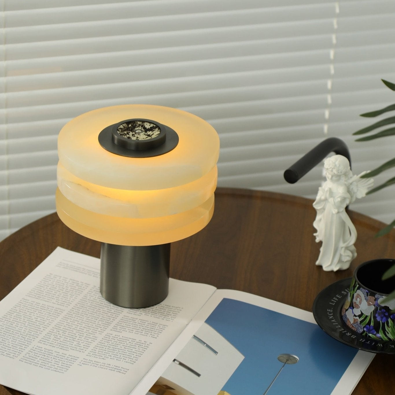 Lebosik Three-Tiered Table Lamp