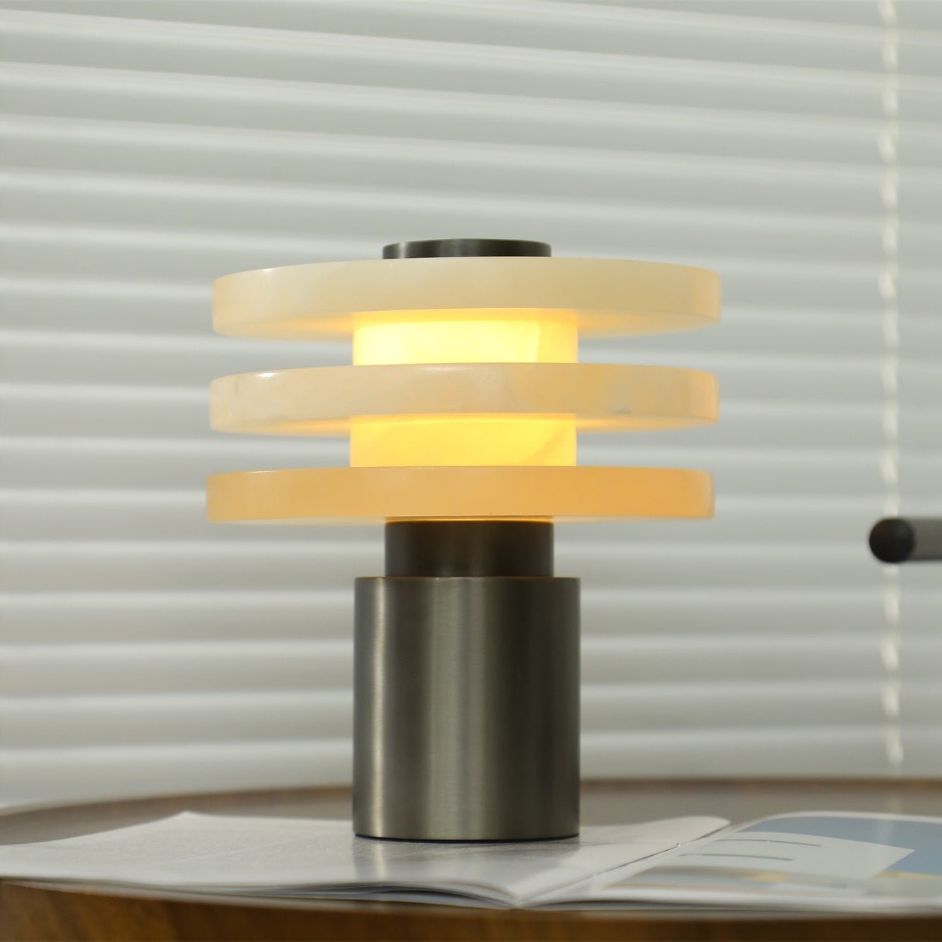 Lebosik Three-Tiered Table Lamp