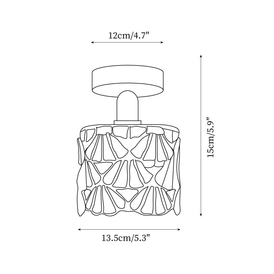 Vezari Tiffany Ceiling Light