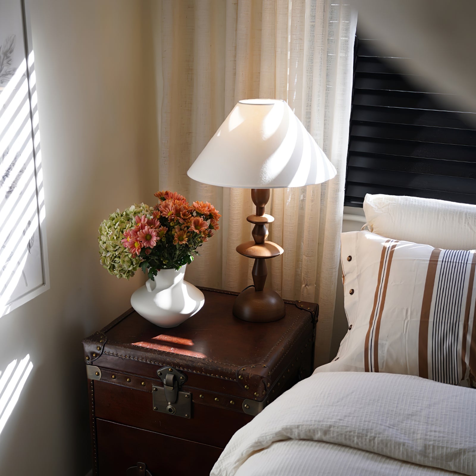 Torento Wooden Table Lamp