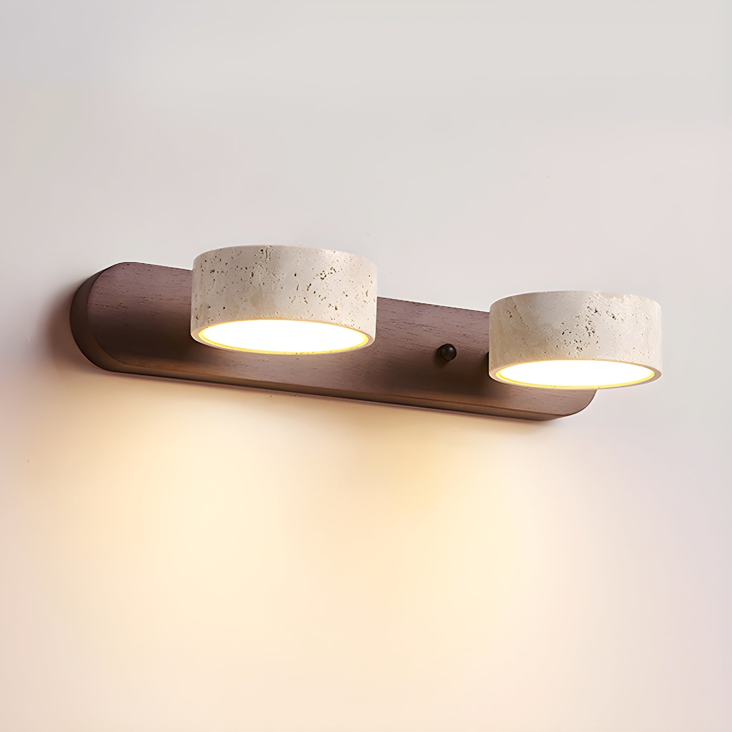 Zinzo Travertine Wall Light