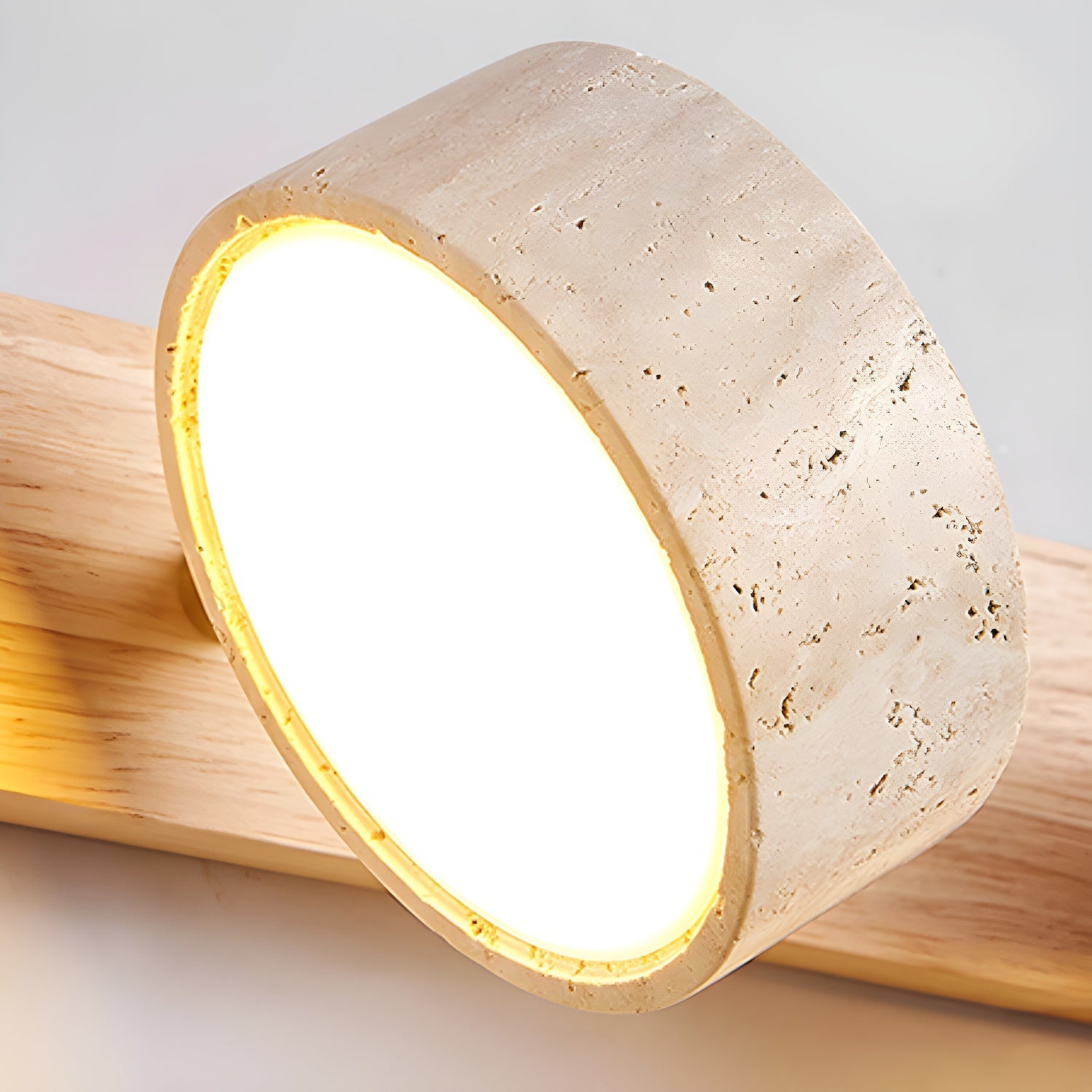 Zinzo Travertine Wall Light