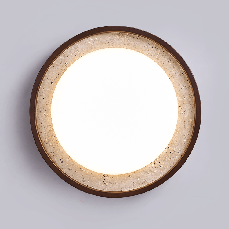 Zeco Travertine Ceiling Light
