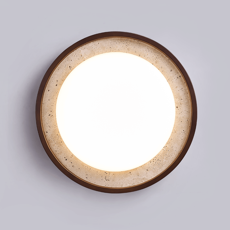 Zeco Travertine Ceiling Light