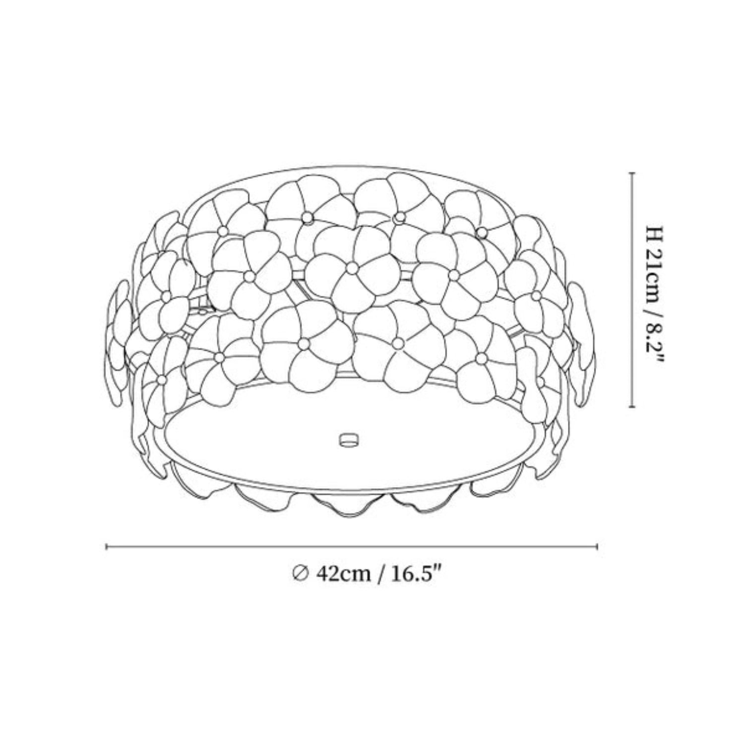 Regi Flower Ceiling Light