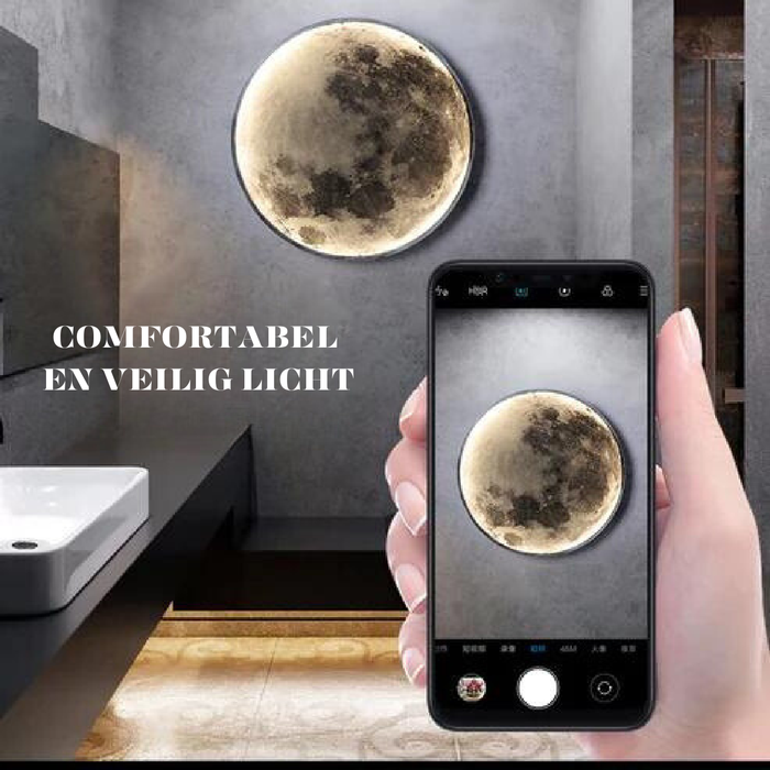 Eclipse Moon Design Wall Light