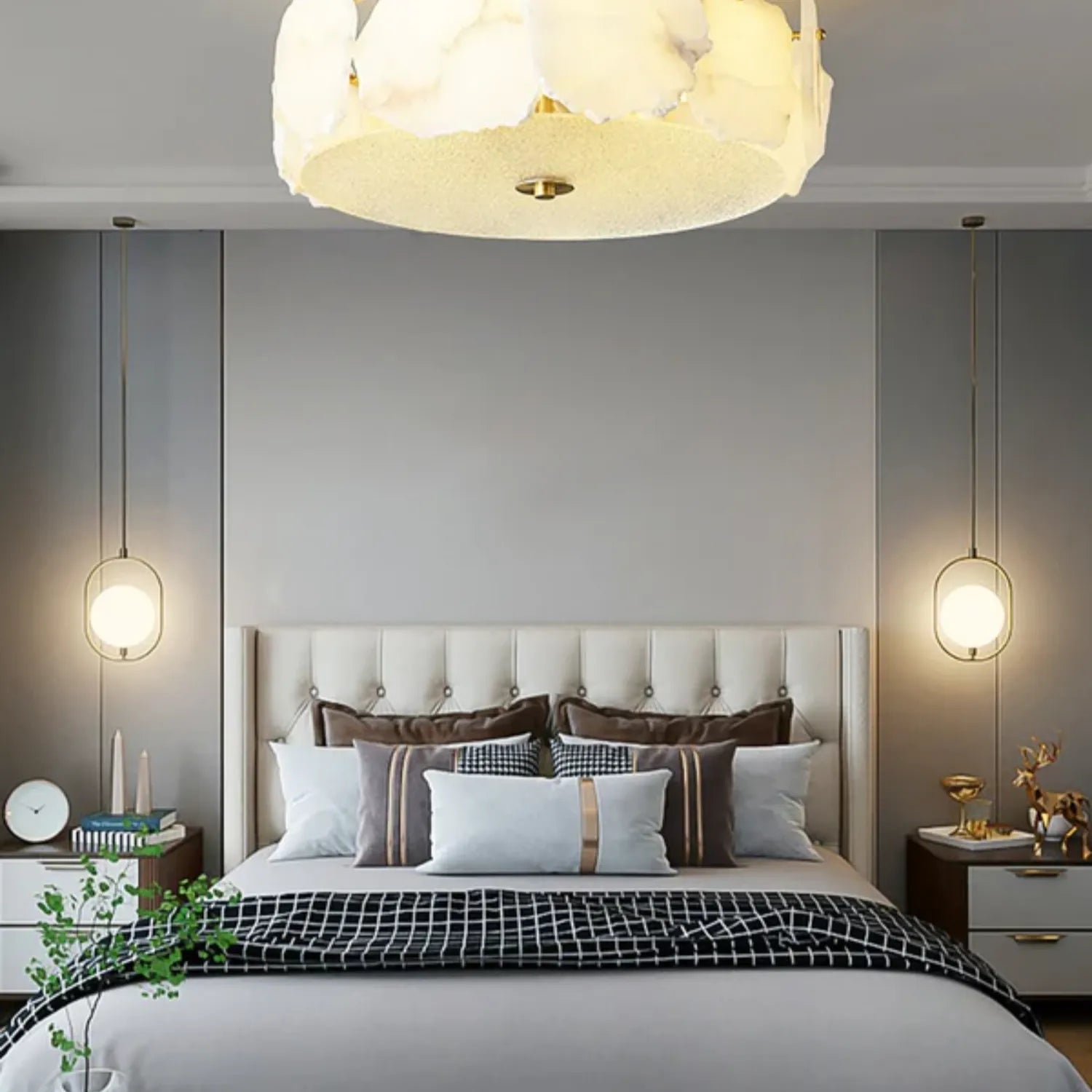 Morefa Alabaster Ceiling Light