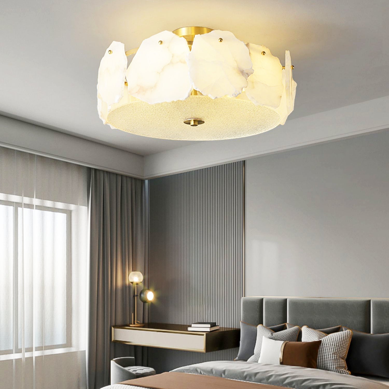 Morefa Alabaster Ceiling Light