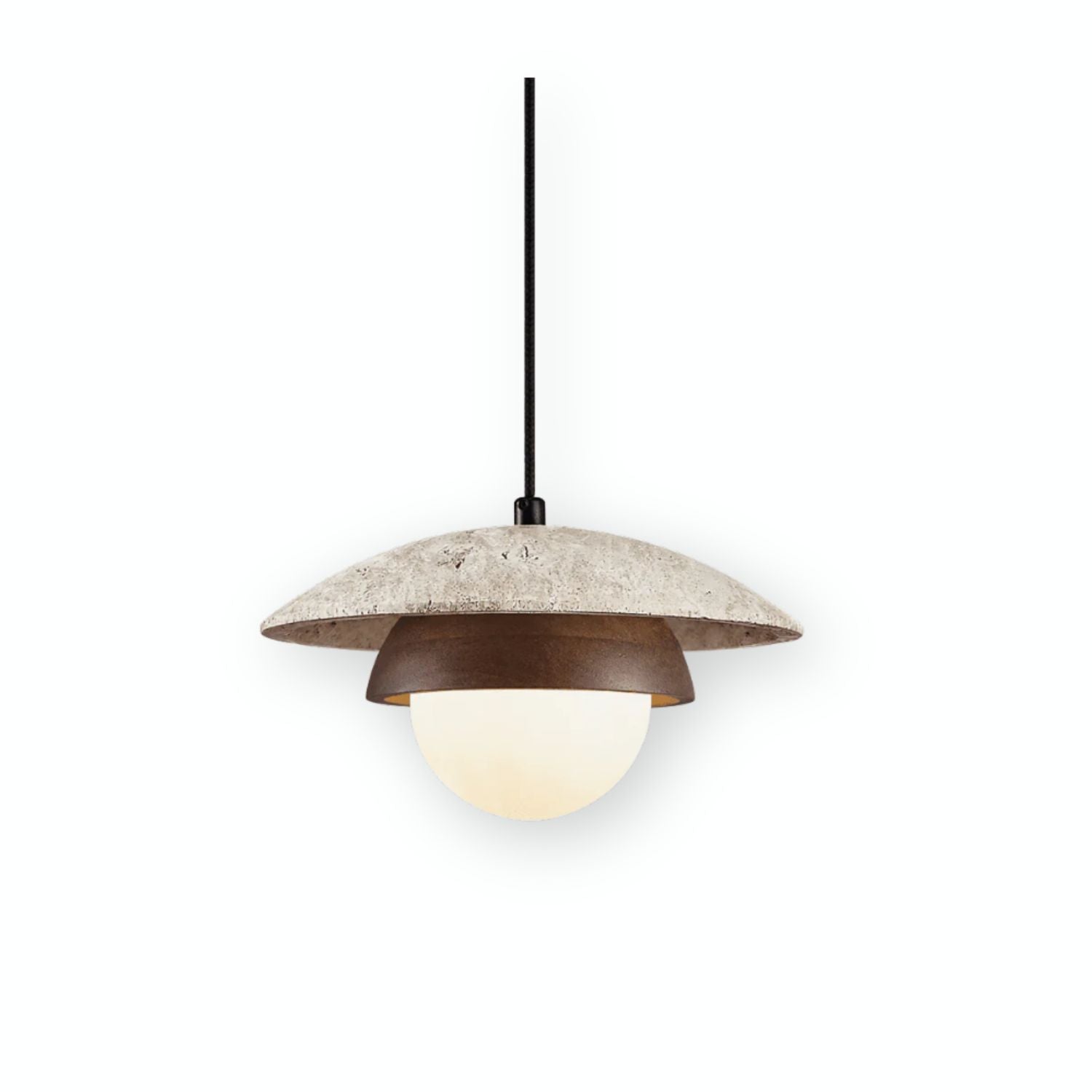 Myzo Layered Travertine Pendant Light