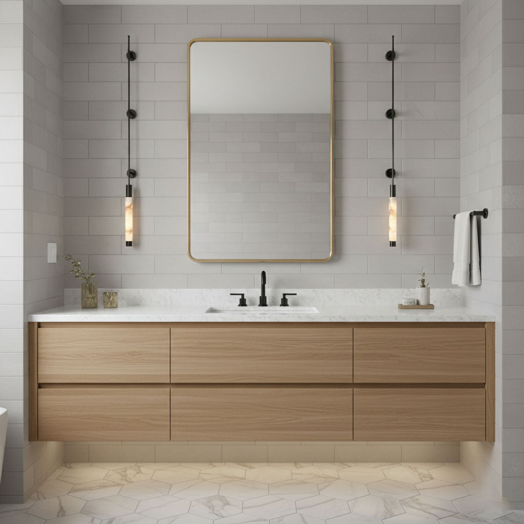 Veymiza Alabaster Wall Light