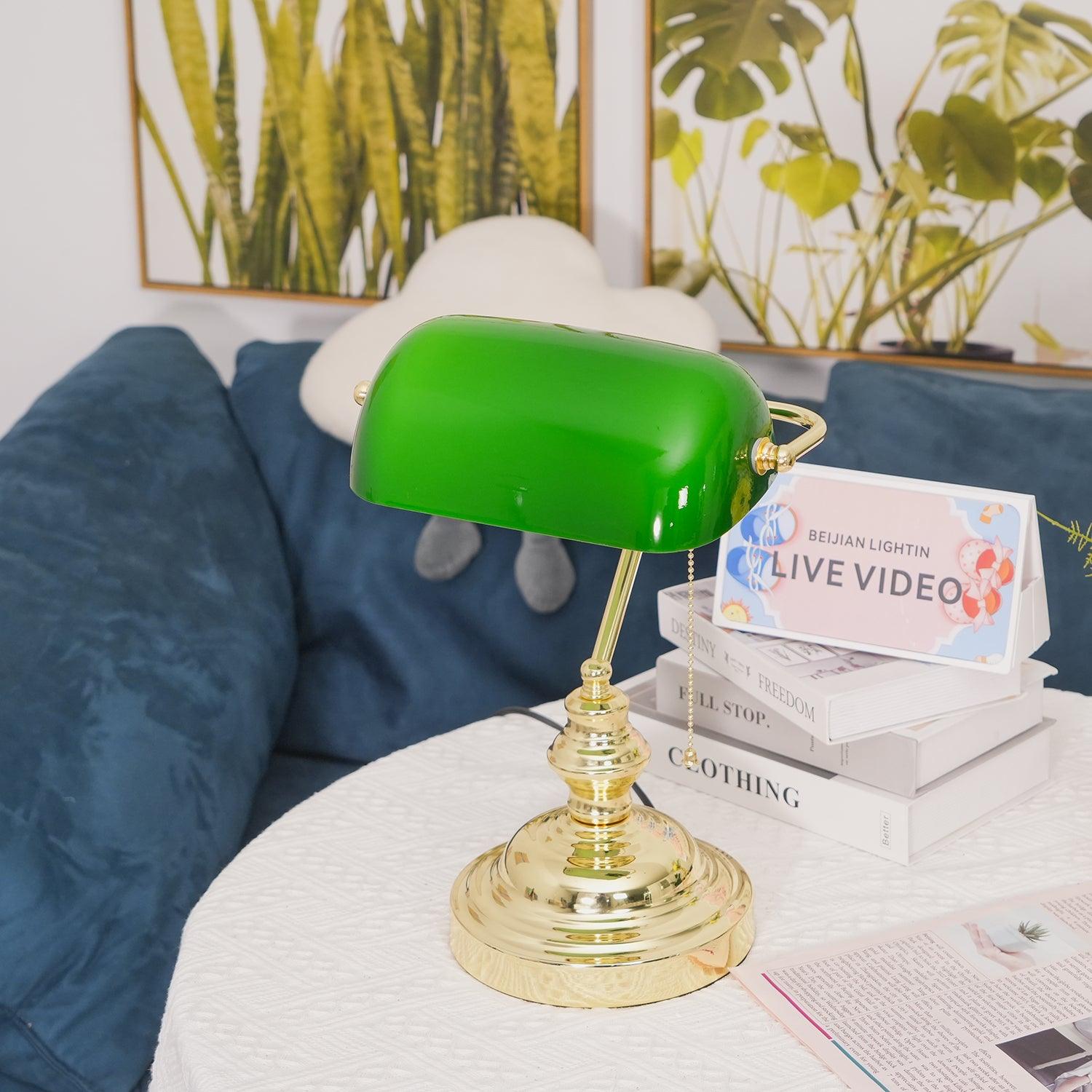 Polvero Library Table Lamp