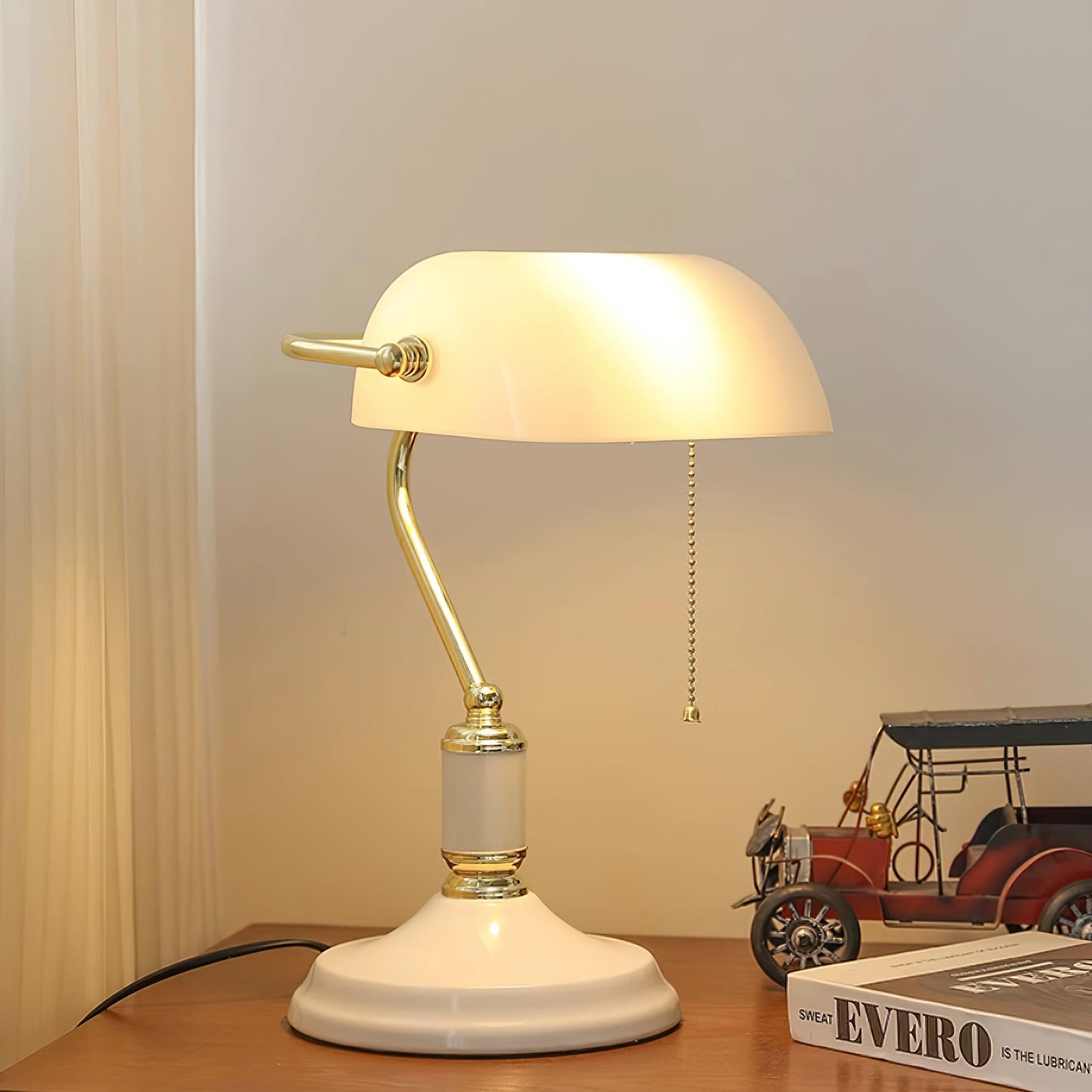 Polvero Library Table Lamp