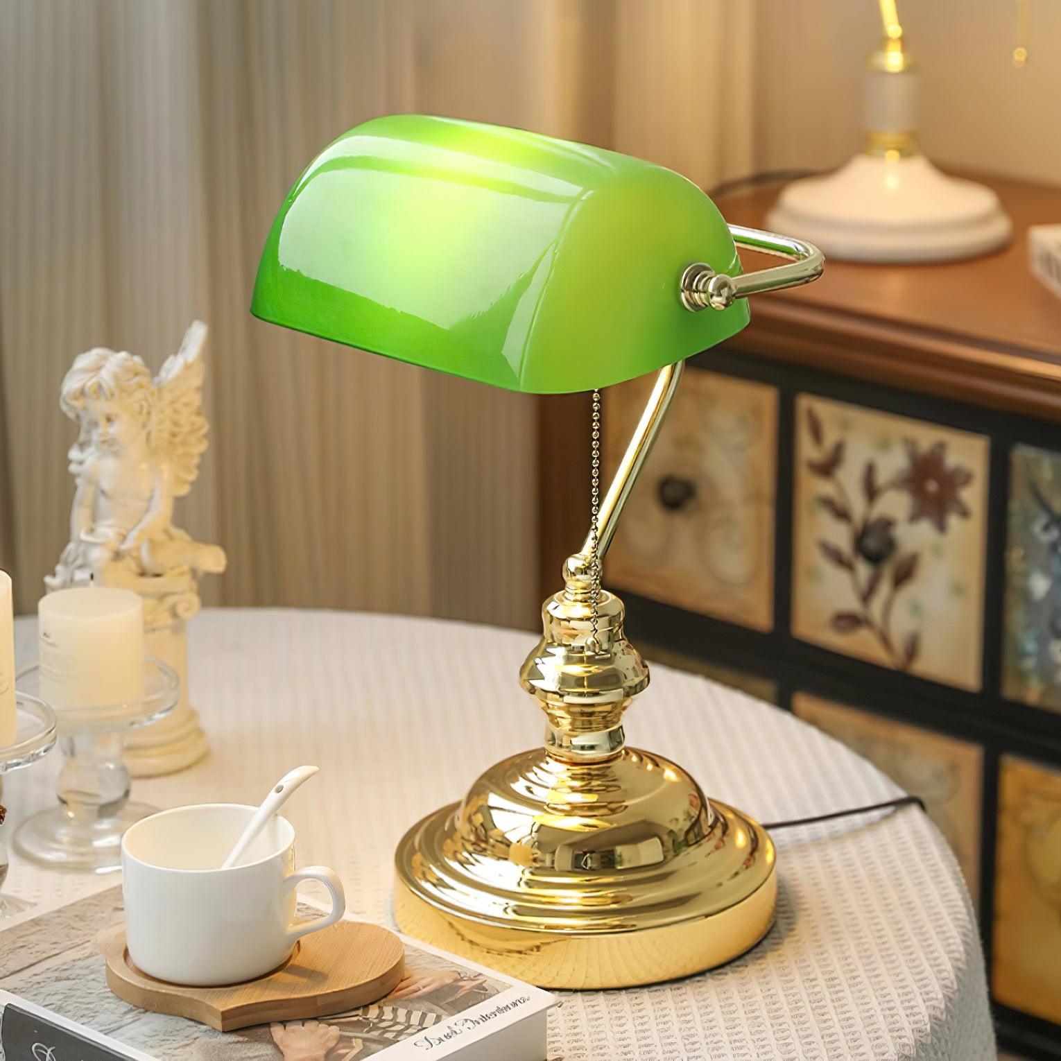 Polvero Library Table Lamp