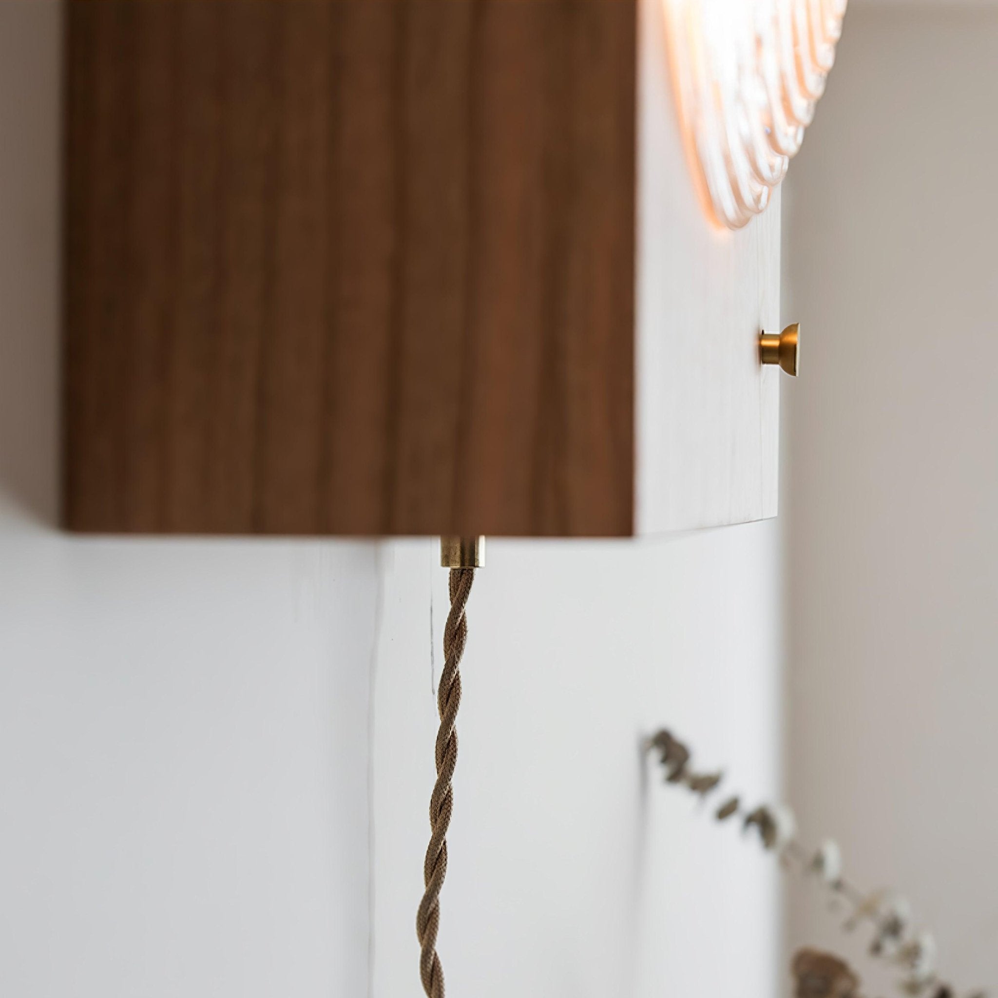 Wooden Vintage Camera Wall Light