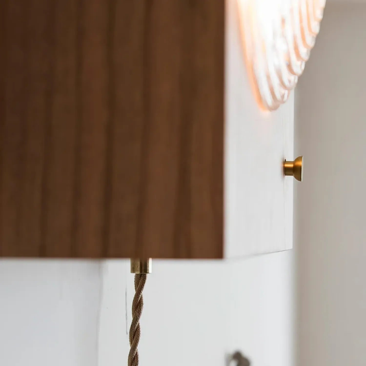 Wooden Vintage Camera Wall Light
