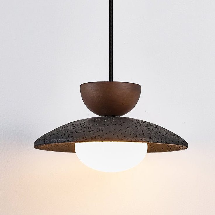 Celnos Travertine Pendant Light