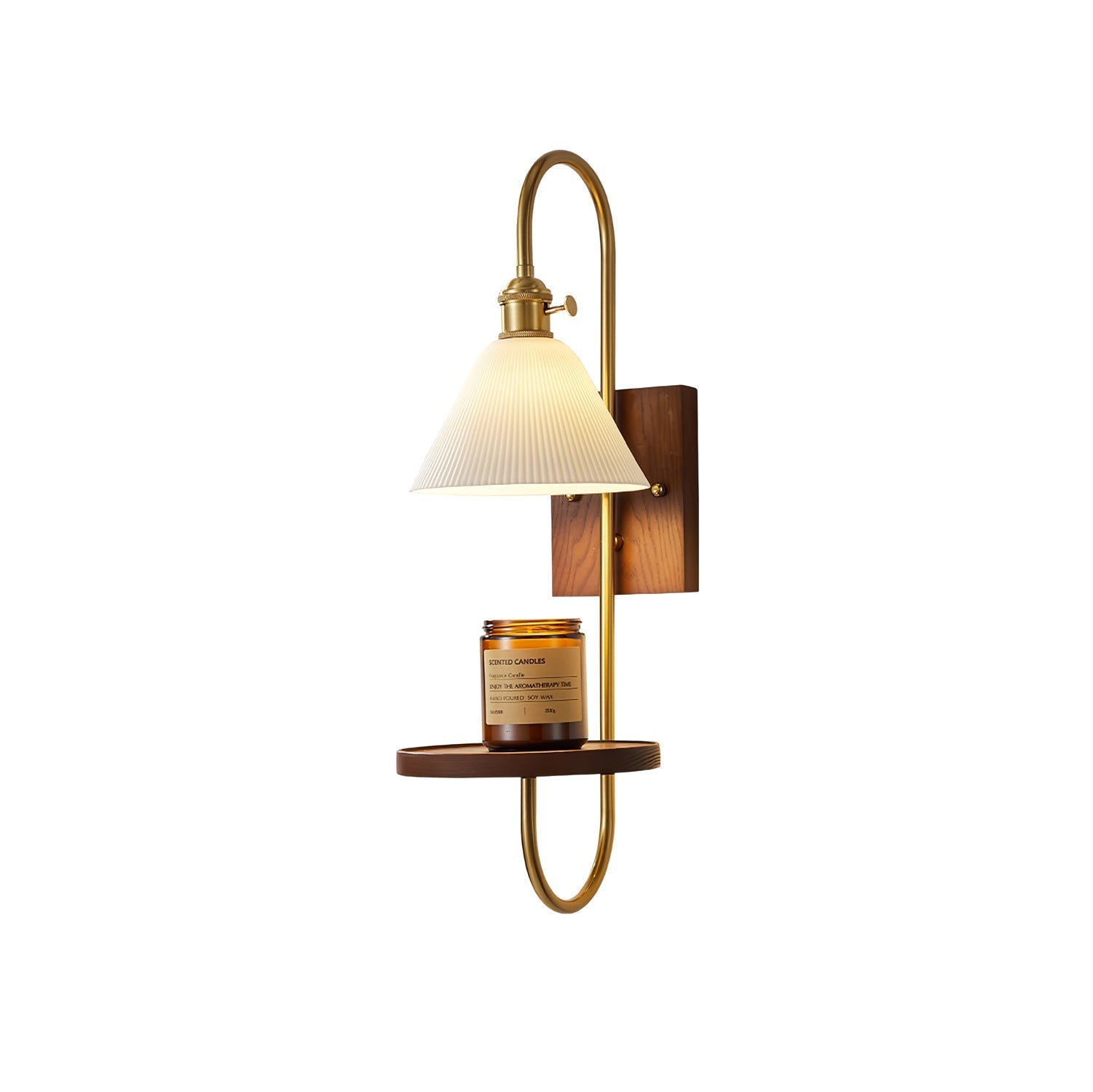 Vluro Wall Light With Shelf