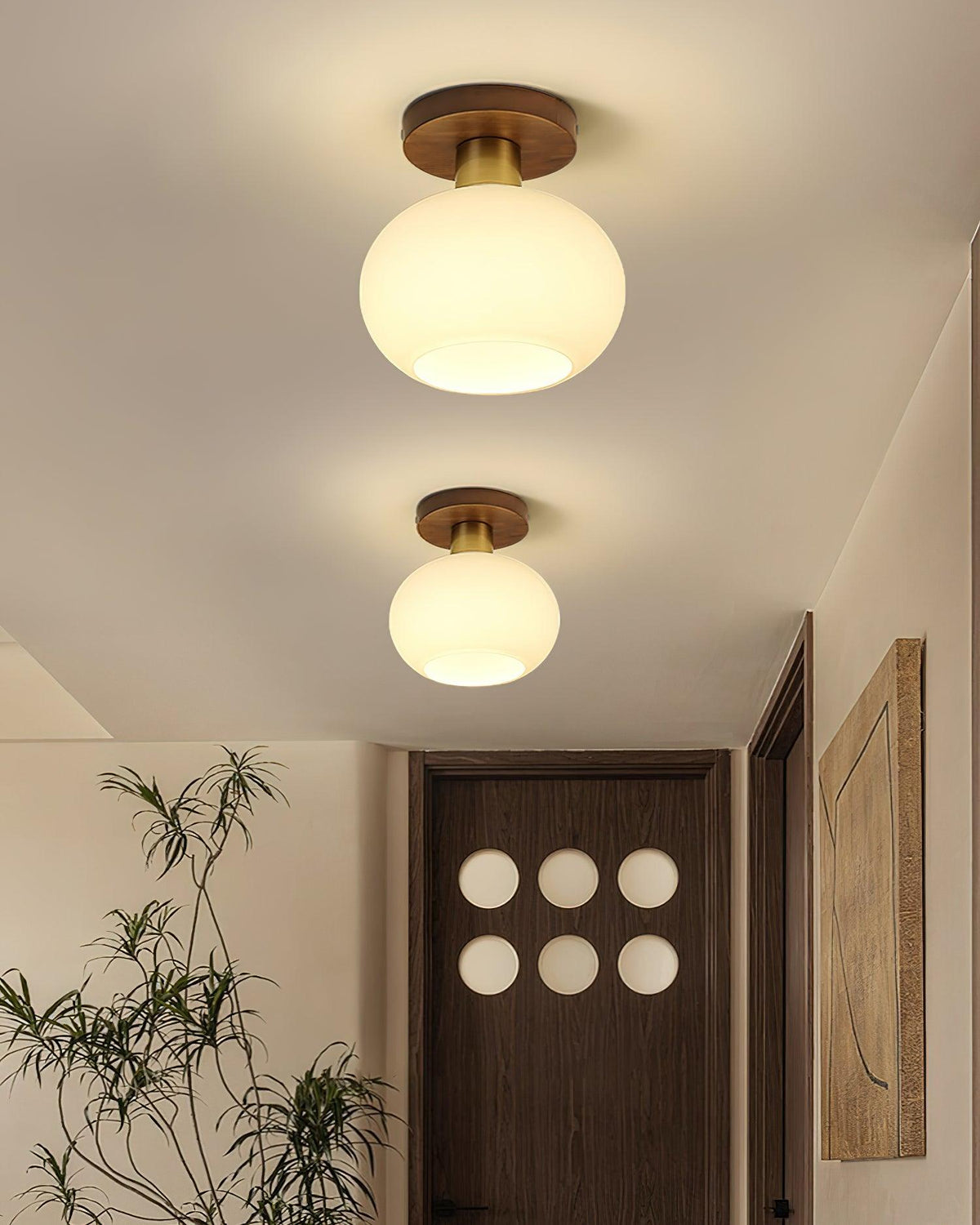 White Shell Ceiling Lamp – detail 16