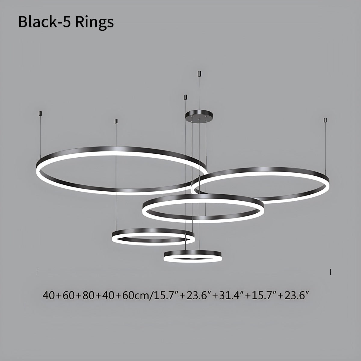 Circora Layered Ring Pendant Light
