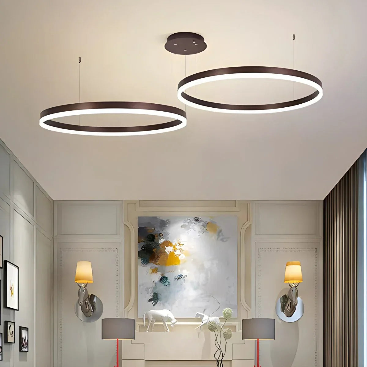 Circora Layered Ring Pendant Light