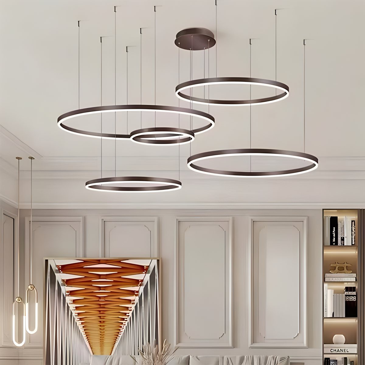 Circora Layered Ring Pendant Light