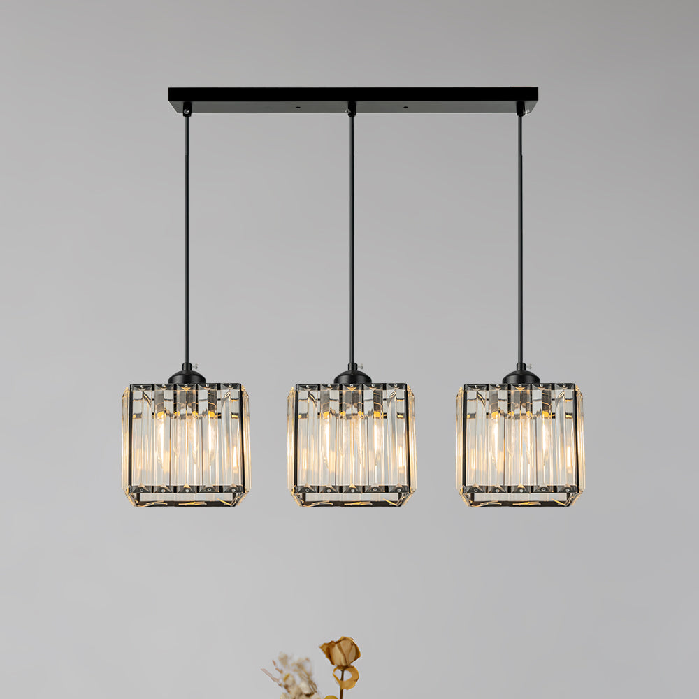 Multi-Head Crystal Pendant Light