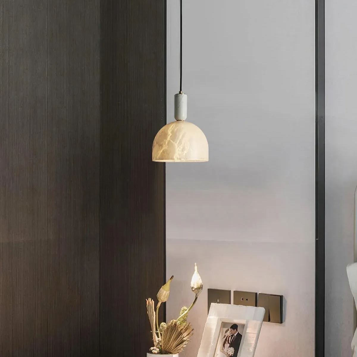 Elani Alabaster Pendant Light