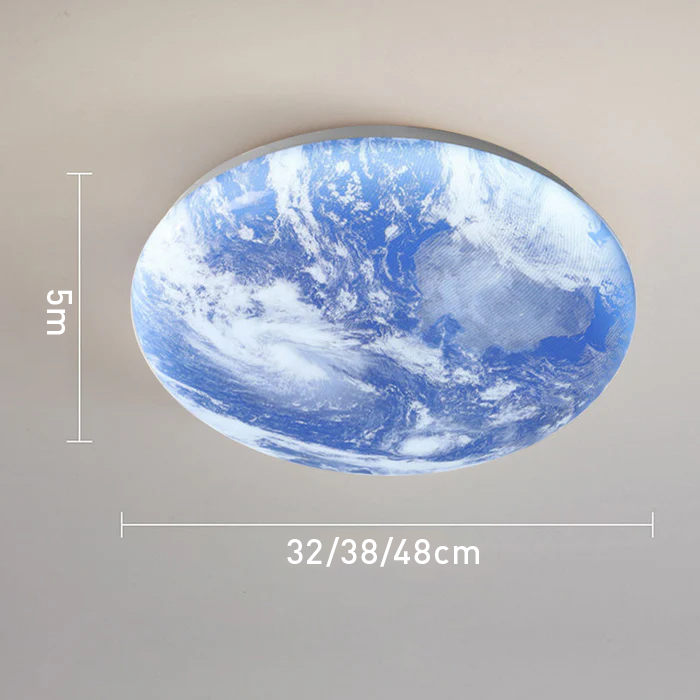 Monza Moon Design Ceiling Light