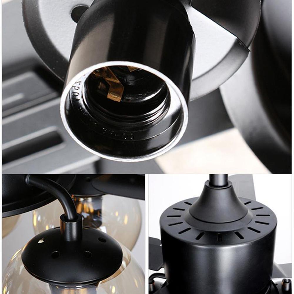 Elson Vintage Black Ceiling Fan