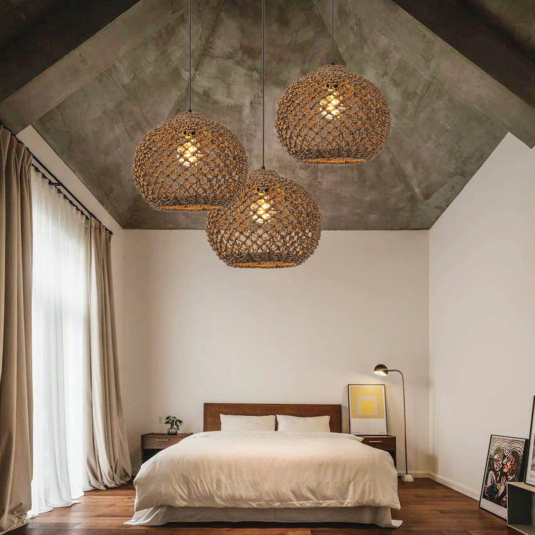 Benzo Woven Boho Pendant Light