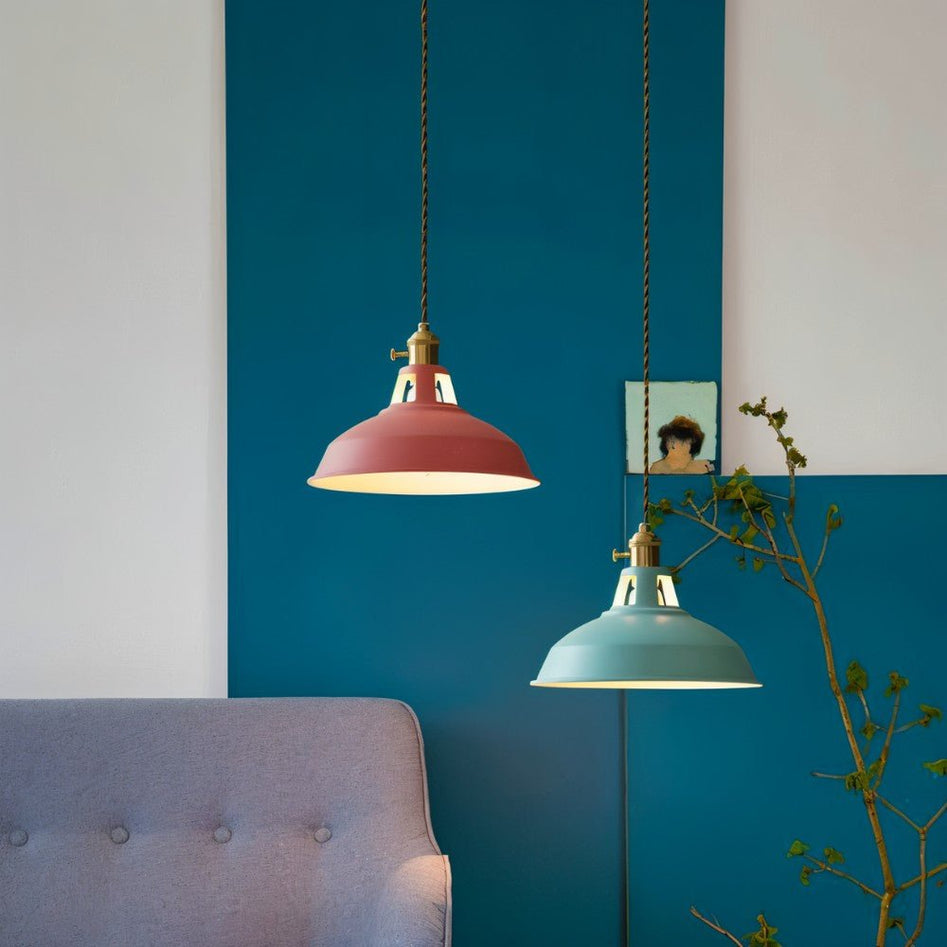 Cone Colorful Pendant Light