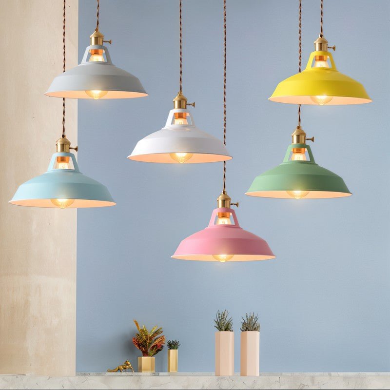 Cone Colorful Pendant Light