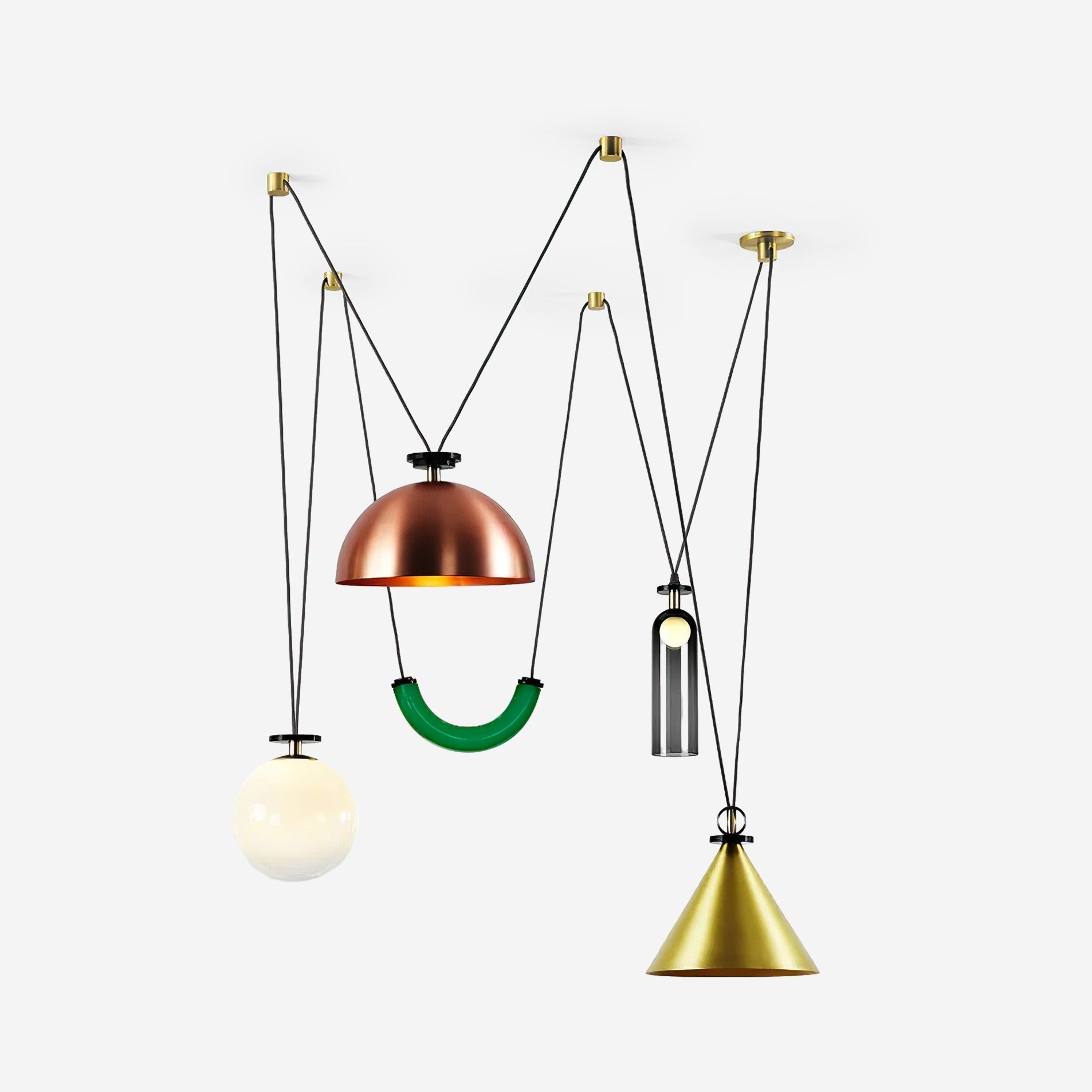Cuzon Geometric Pendant Light