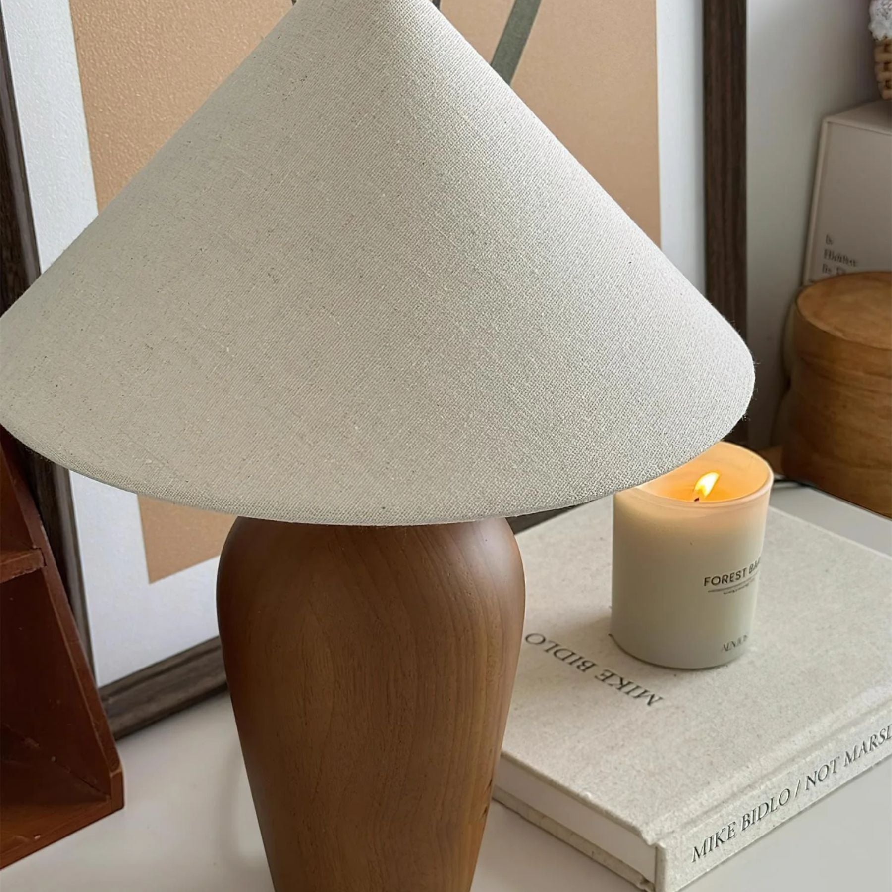 Brevo Wooden Table Lamp