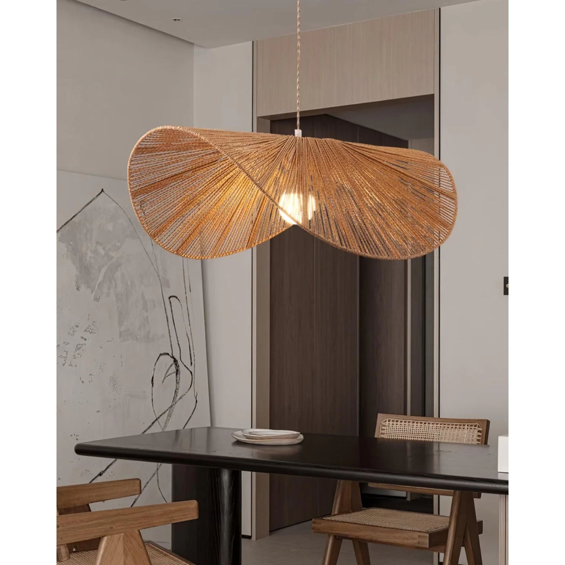 Woovo Hemp Rope Pendant Light