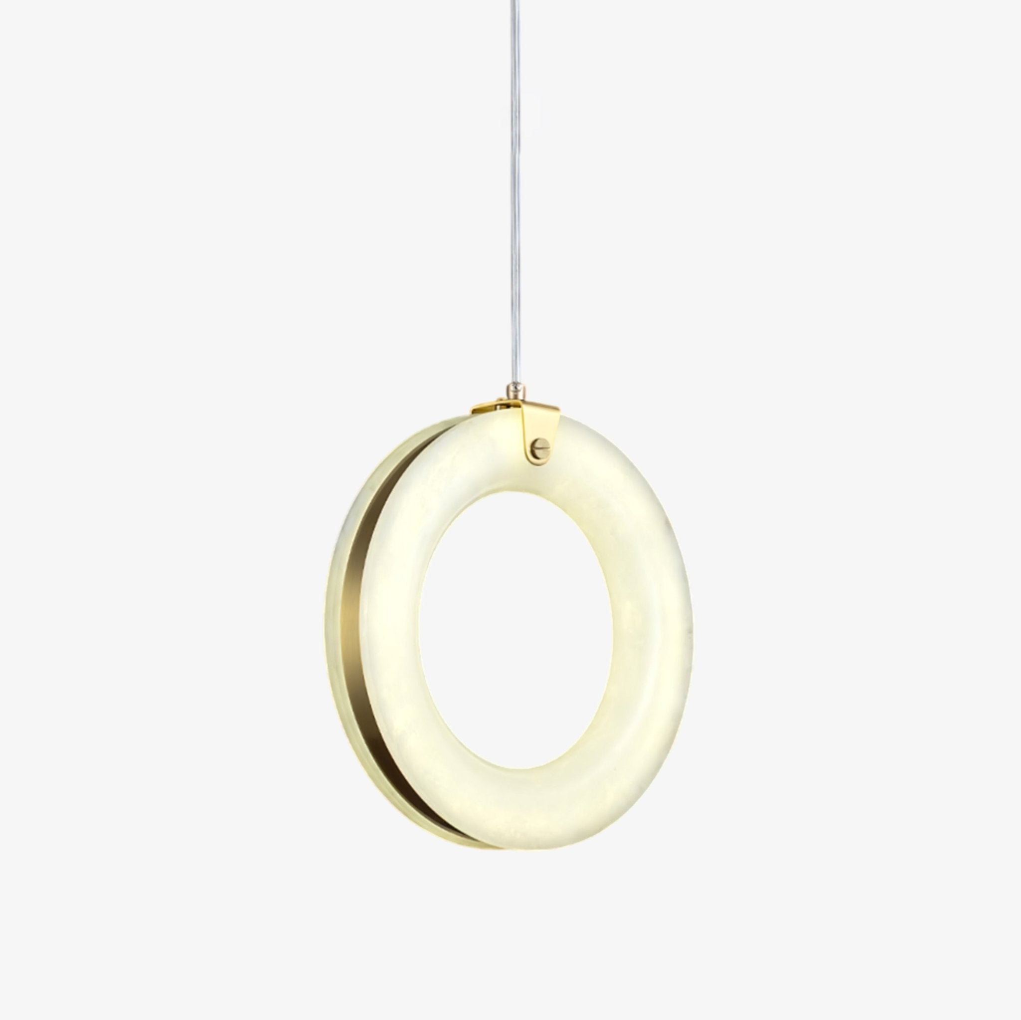 Lenba Alabaster Ring Pendant Light