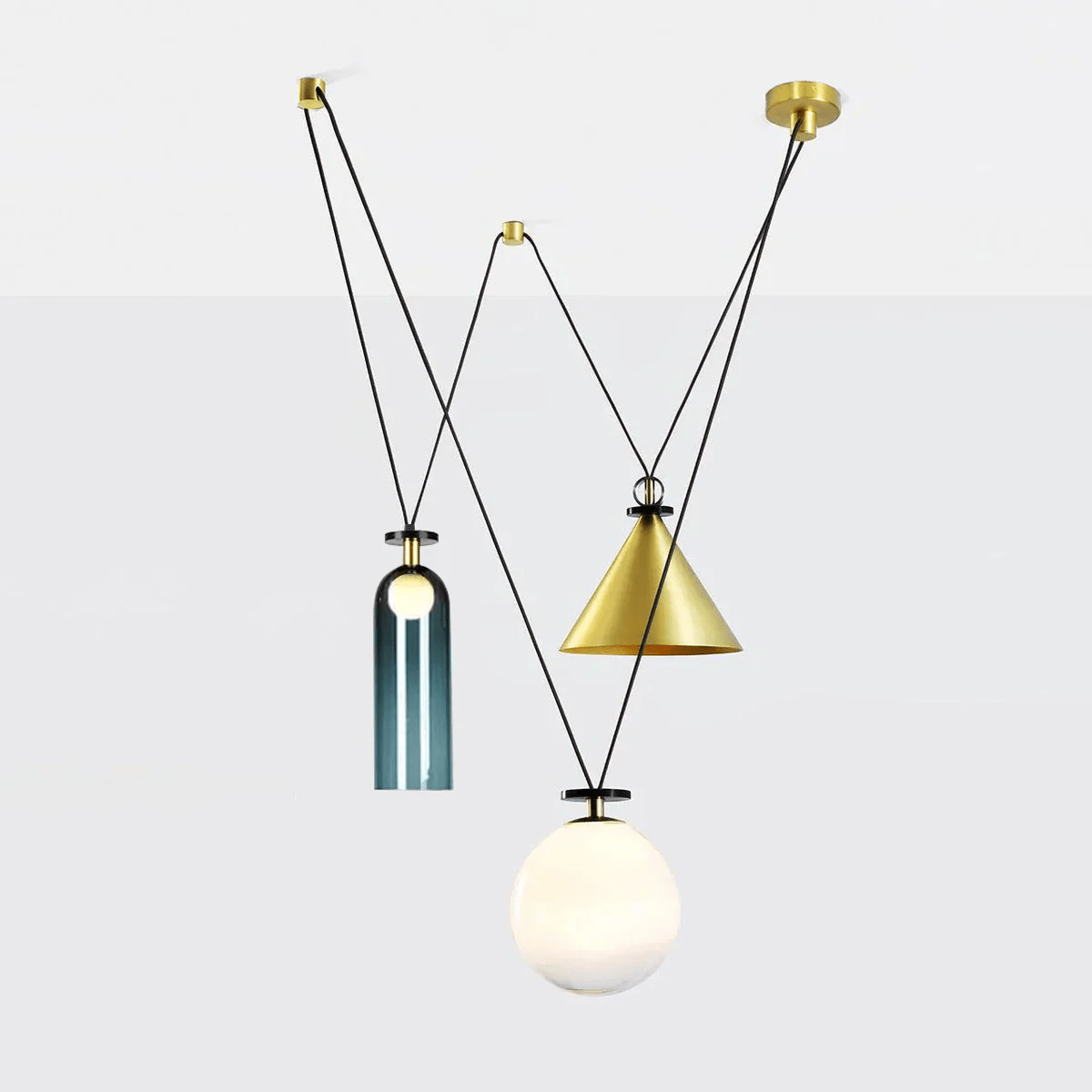 Cuzon Geometric Pendant Light