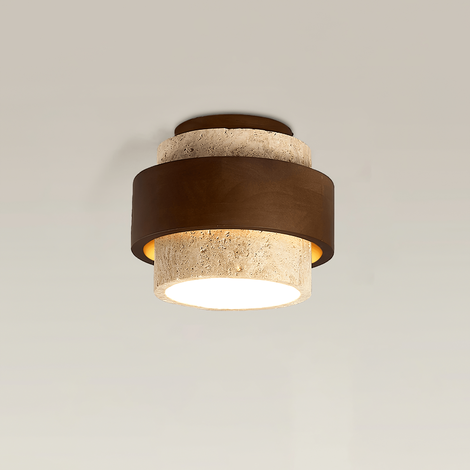 Setova Travertine Ceiling Light
