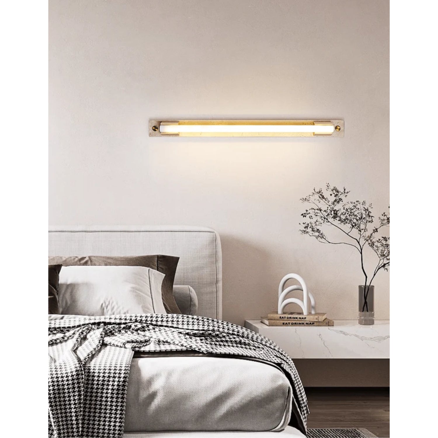 Fomessi Natural Stone Wall Light